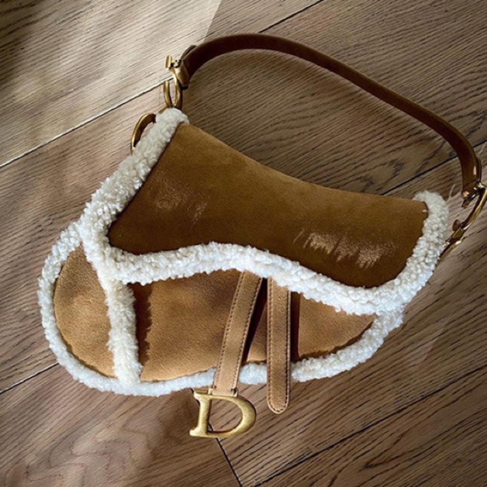 Dior Saddle Shearling Bag - Picture 3 of 7